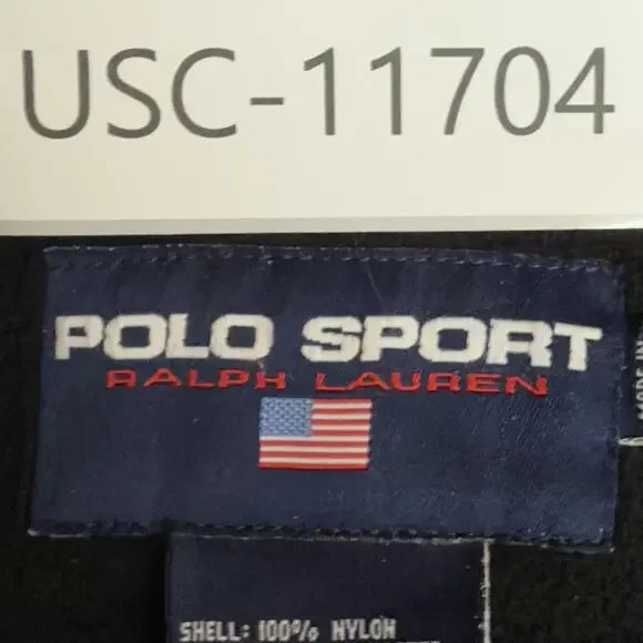 Polo Sport Ralph Lauren Mens XXL Colorblock Ski Jacket Blue Yellow Vintage 90s